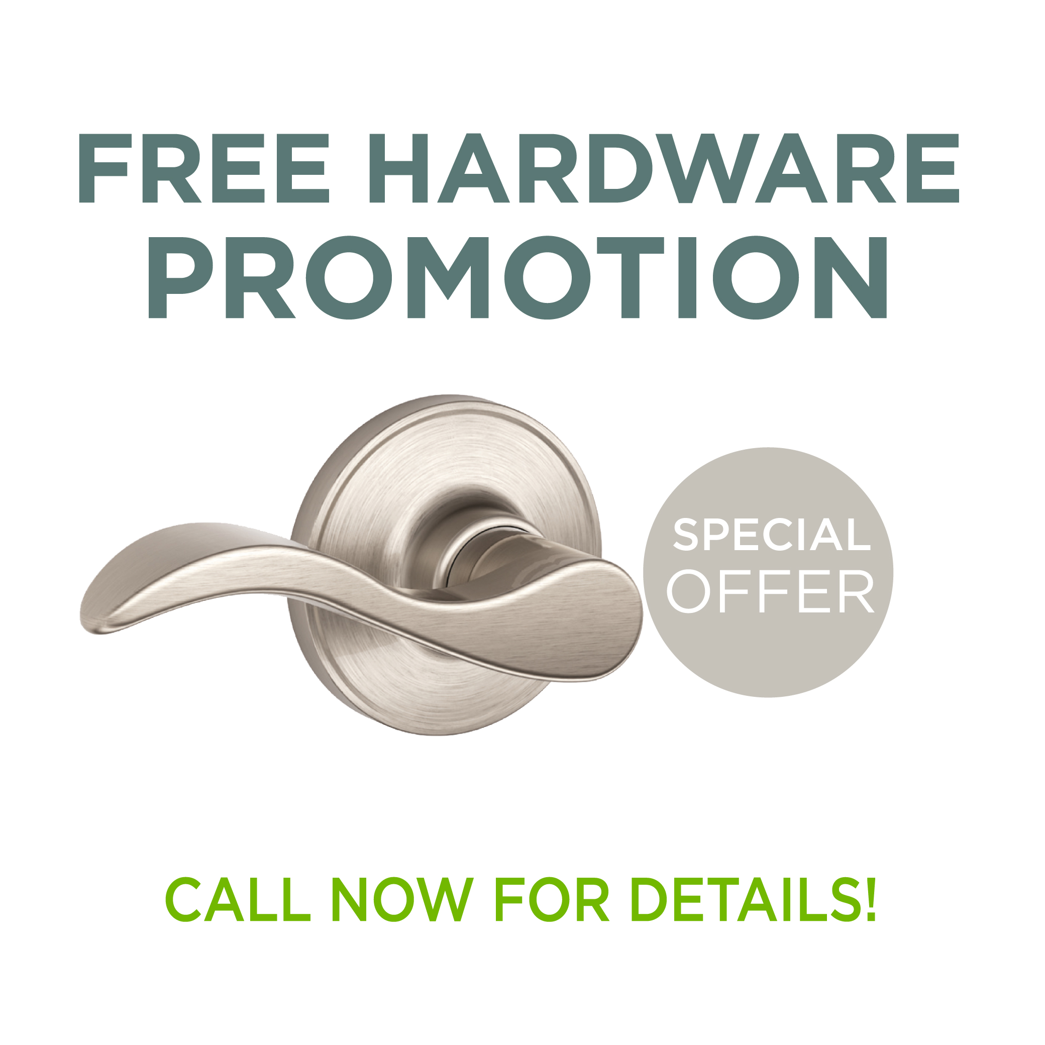 Free hardware promotional offer