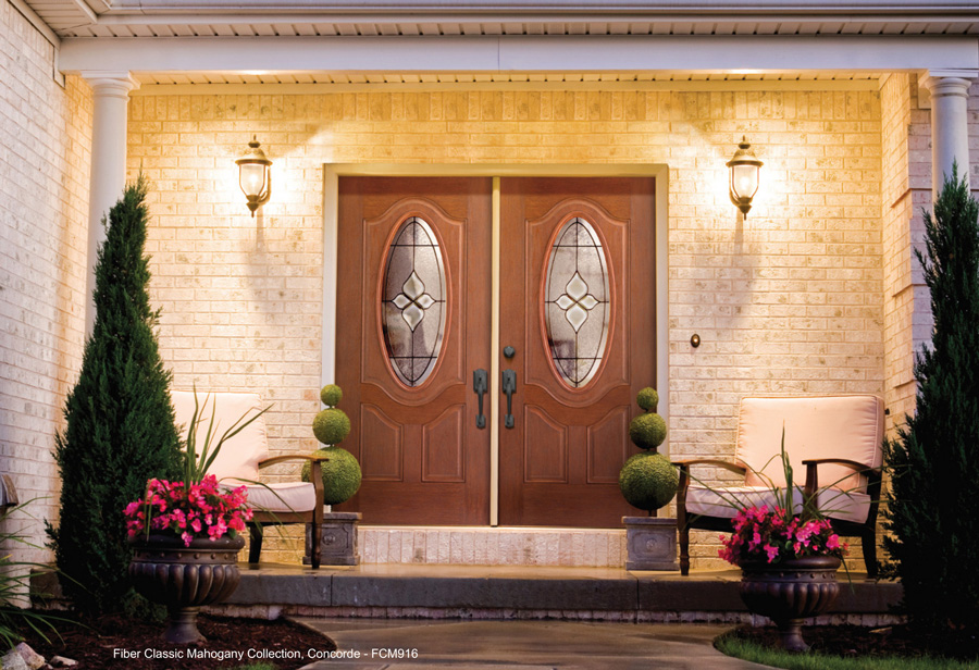 Entry Door Oval & Chamber Glass Options